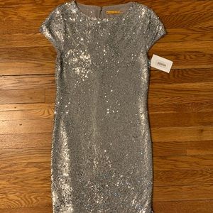 Alice + Olivia Sherry Sequin Dress